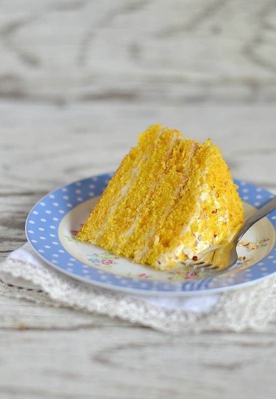 Тыквенно-апельсиновый торт: очень вкусный и легкий в приготовлении!