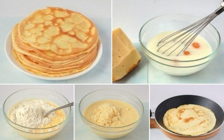Сырные блины: вкусный завтрак для всей семьи - Королевская Кукухня